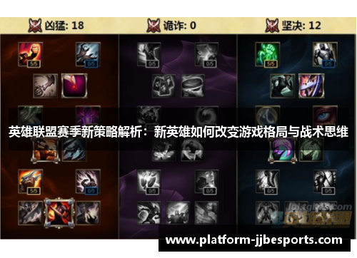 英雄联盟赛季新策略解析:新英雄如何改变游戏格局与战术思维 英雄联盟赛季新策略解析:新英雄如何改变游戏格局与战术思维