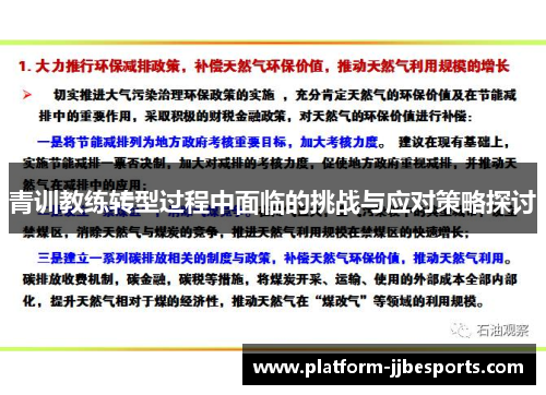 青训教练转型过程中面临的挑战与应对策略探讨